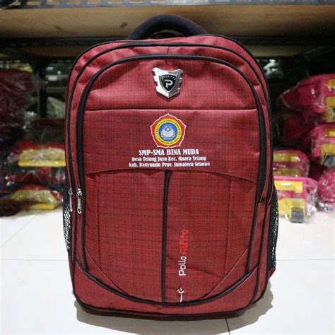 Jual Tas Ransel POLO Tas Seminar Tas Sekolah Bahan Kuat Dan Awet Bisa