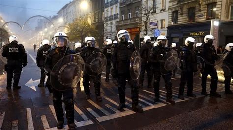 Disturbios en Bruselas tras el partido entre Bélgica y Marruecos