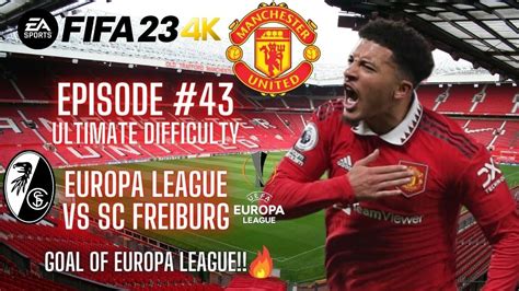 GOAL OF THE EUROPA LEAGUE FIFA 23 Manchester United Career Mode