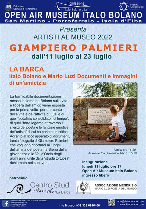 Open Air Museum Italo Bolano Presenta ARTISTI AL MUSEO 2022 Giampiero