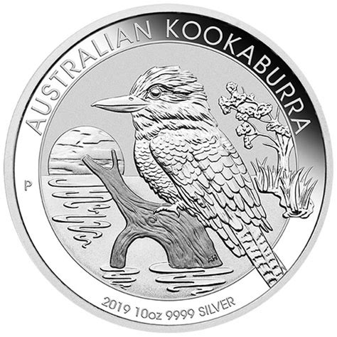 Buy 2019 10 Oz Silver Australian Kookaburras 999 BU Silver