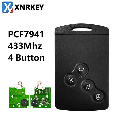 Xnrkey Carte Cl T L Commande Intelligente Boutons Puce Pcf Mhz