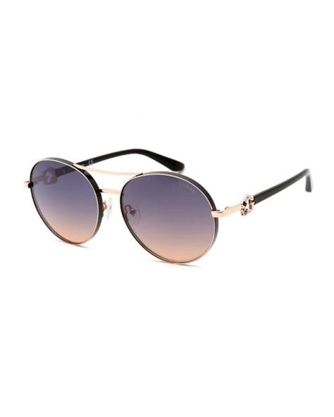 Guess Gu7791 S Sunglasses Shiny Rose Gold Gradient Lyst Uk