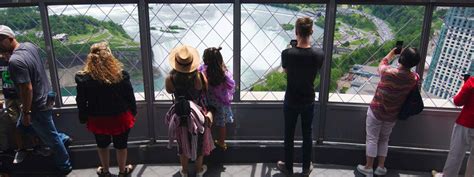 Skylon Tower Observation Deck an Incredible View of Niagara Falls ...