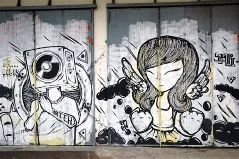 Kumpulan Gambar Mural Hitam Putih Yang Keren