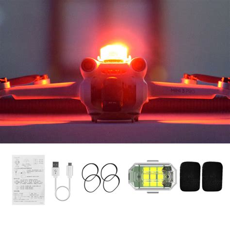 Drone LED Strobe Light for DJI Mini 4 Pro/3 Pro/Air 2s/Mavic 3 Warning ...