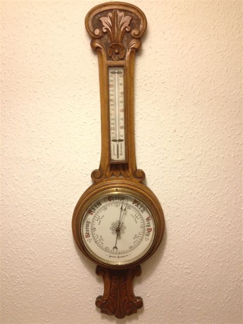 Antiques Atlas Oak Aneroid Barometer As A Wil