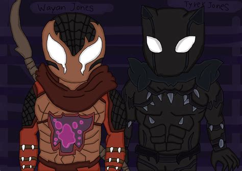 Marvel Ocs Wayan And Tyrek Jones Digi Version By Skyracinghero717 On