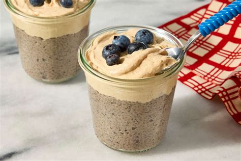 High-Protein Blueberry & Peanut Butter Chia Pudding – miamoss