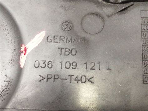 036109121L VERTEILERABDECKUNG / 1183409 FÜR VOLKSWAGEN POLO 9N1 ...
