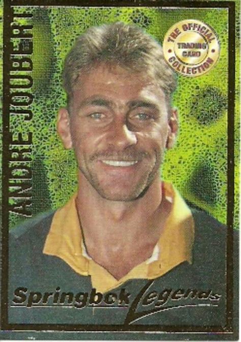 Trading Cards - ANDRE JOUBERT - 1997 PANINI SPRINGBOKS LEGENDS CARD for ...