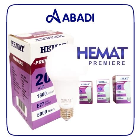 Jual LED HEMAT PREMIER 5WATT 10W 15 W 20W Shopee Indonesia