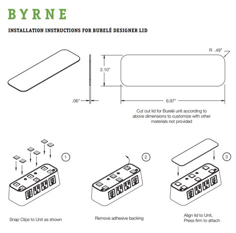 Burele In Surface Power Data Grommet