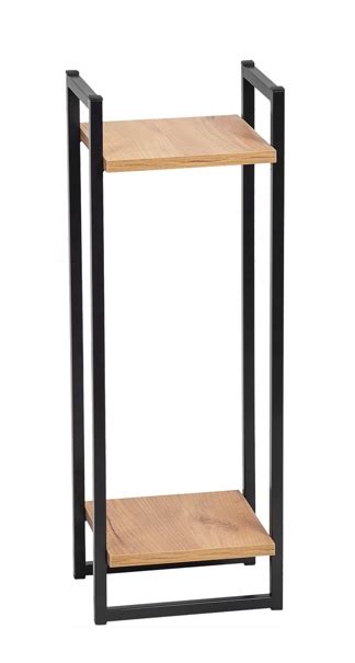 Kwietnik metalowy loft czarny 2 półkowy Cage 70cm Framado Cena