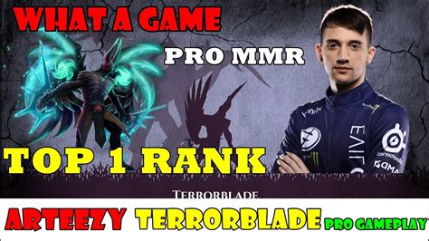 Eg Arteezy Terrorblade Top Rank Pro Gameplay Dota Youtube