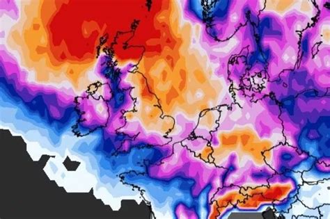 Uk Snow Maps Show Flurries In Seven Day Arctic Blast After Met Office