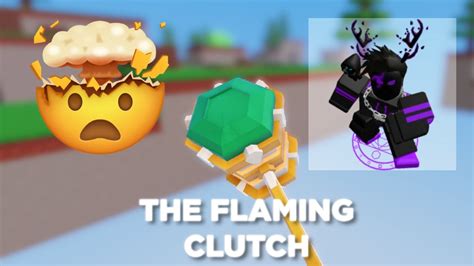 I Did The Flaming Clutch Roblox Bedwars Youtube