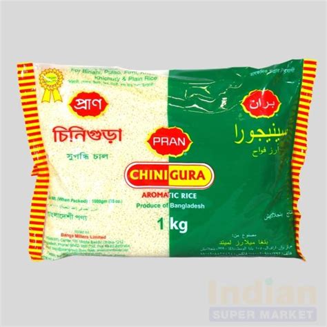 INDIAN HERITAGE Chinigura Rice 1 Kg Indian Supermarket