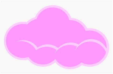 Pink Cloud Vector Png, Transparent Png - kindpng