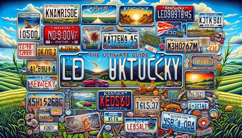 Personalized License Plates in Kentucky - Consumer Auto