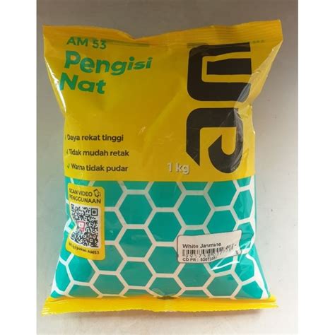 Jual Semen Pengisi Nat Keramik Tile Grout AM 53 Warna Putih White