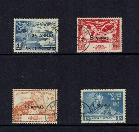 ADEN 1949 75TH Anniversary Of The UPU Fine Used Set 5 00 PicClick UK