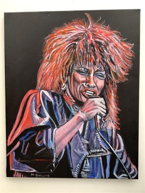 Tina Turner Pop art Portrait | Etsy