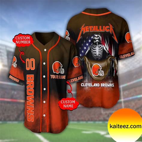 Custom Name Disney Mickey Cleveland Browns NFL Baseball Jersey - Kaiteez