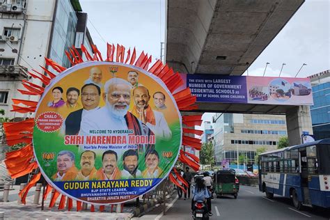 Telangana Trs Bjp Poster War Ahead Of Bjp National Executive Meeting