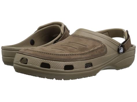 Crocs™ Leather Yukon Vista Clog In Brown For Men Lyst