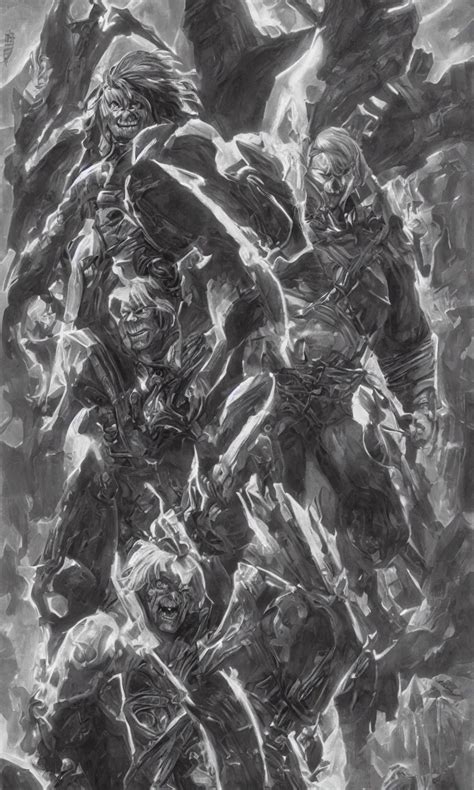 Giant He Man Full Body Character Design By Alex Ross Stable