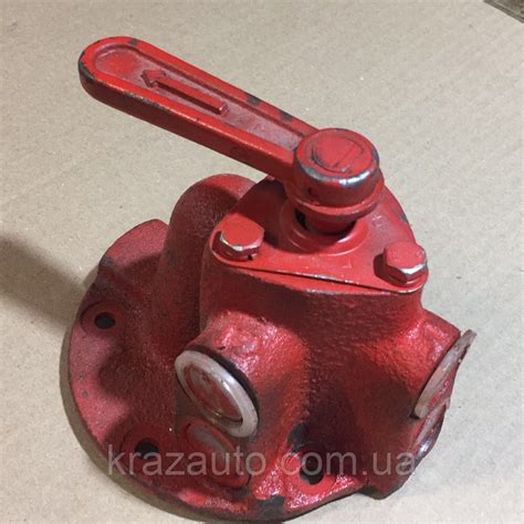 Кран Распределительный КрАЗ (топлив. Бака) 4 Отв. D-16 Мм 257-1104650 ...