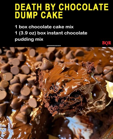 Death By Chocolate Dump Cake Arch Recipes