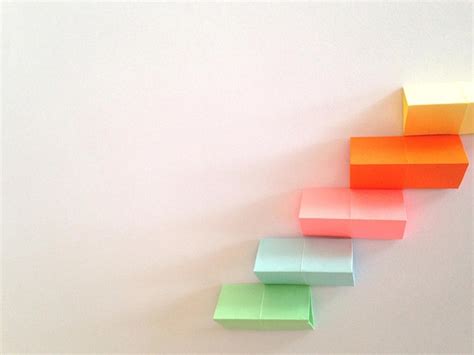 premium photo colorful steps  white background