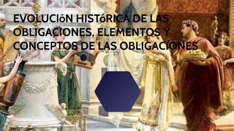 Evoluci N Hist Rica De Las Obligaciones Elementos Y Conceptos De Las