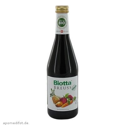 Biotta BREUSS GEMÜSESAFT 500 ml Saft medvergleich de