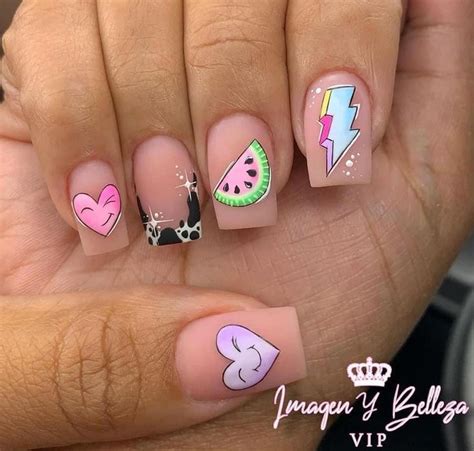 Pin De Dezaray Hott En Nails Manicura De U As Manicura Arte De U A Rosa