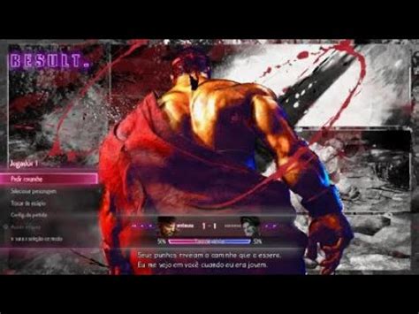 Ryu Vs Luke Cpu N Vel Street Fighter Demo Vers O Ps Fat Gameplay