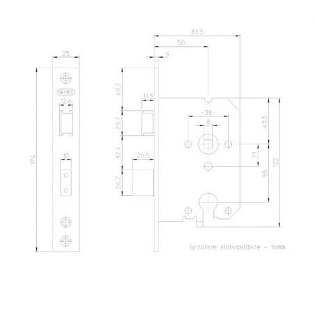 NEMEF VEILIGHEIDSSLOT SKG 4119 17 DIN RS Bestellen