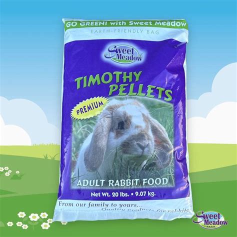 Sweet Meadow Farm Timothy Pellets Adult Rabbit Food Lb Bag Chewy