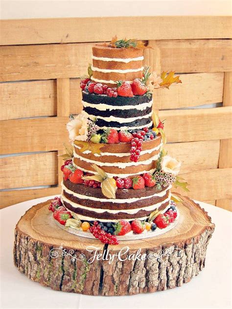 Autunm Naked Wedding Cake Artofit