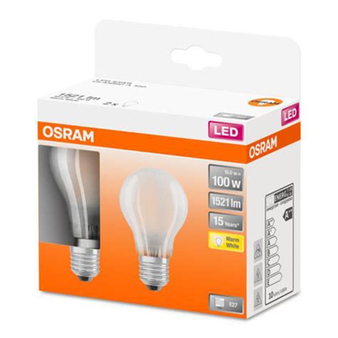 OSRAM Classic A LED Lamppu E27 11W 2700K Matta 2x Nettilamppu Fi