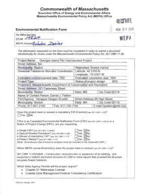 Fillable Online Env State Ma Tlfcflvf Env State Ma Fax Email Print