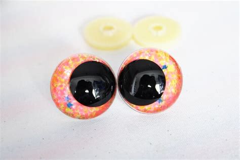 20pcslot 14mm 16mm 18mm 23mm 28mm Comical Round Glitter Toy Eyes With