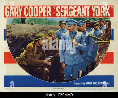 Sergeant York - Movie Poster Stock Photo - Alamy