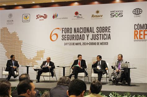 Sexto Foro Nacional Sobre Seguridad Y Justicia Cre Comisión Ejecutiva