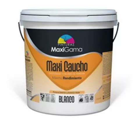 Pintura Maxigama Caucho Tipo C Blanco Cuñete MercadoLibre