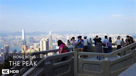 4KHong Kong Victoria Peak The Peak Walking Tour 香港 太平山 山顶