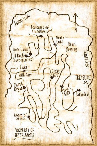 Jesse James Treasure Map http://www.christophercloud.com/treasuremap ...