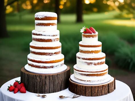 Naked Cake Tend Ncia Deliciosa Para Casamentos